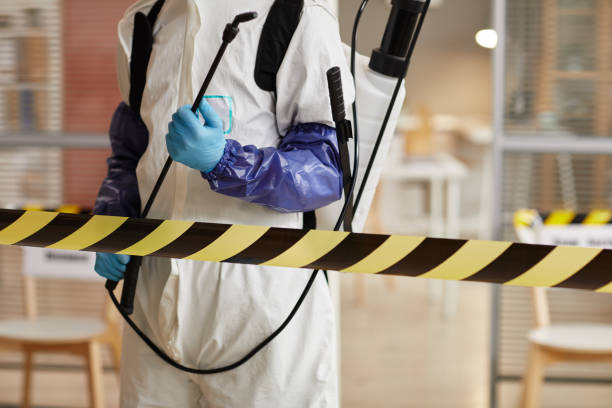 Professional Blood Cleanup technician working in Santaquin, UT